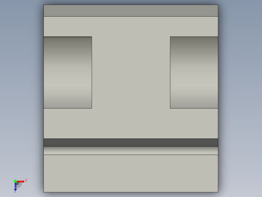 基恩士FS-V31(P)_33(P)_31M_mount_kc图纸模型俯视缩略图