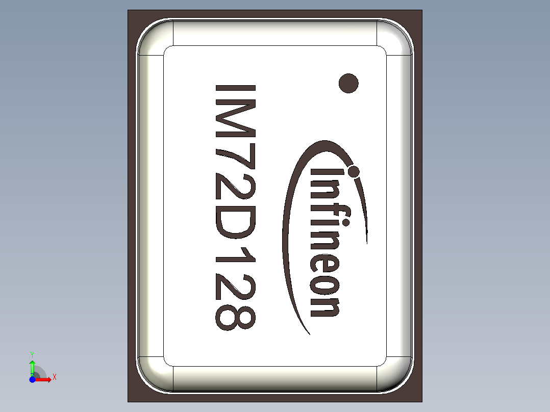 IM72D128 是一款防水防尘的数字 PDM MEMS 麦克风前视图