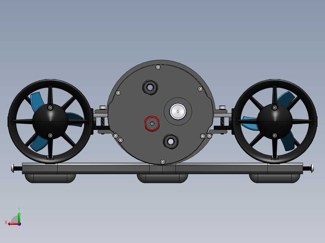 水下遥控飞行器-3-sw后视图