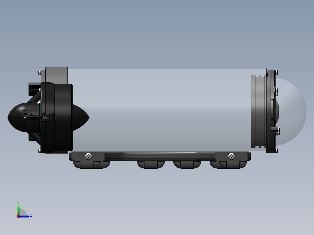 水下遥控飞行器-3-sw左视图
