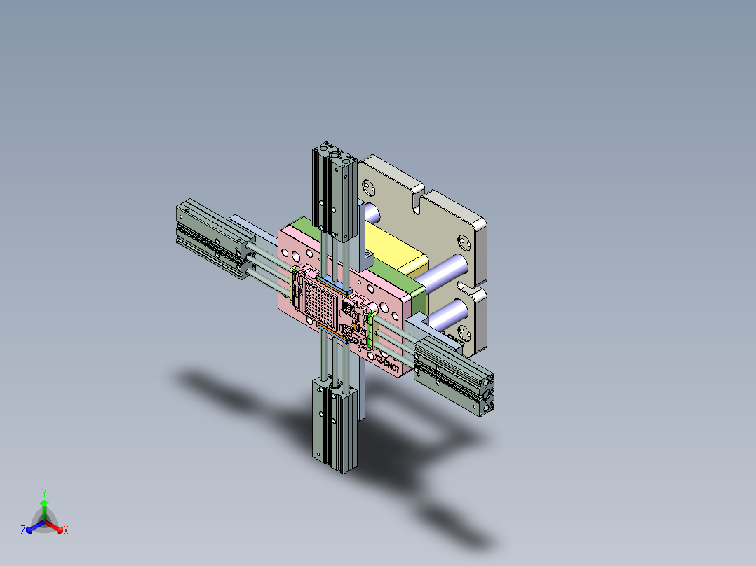 X2-CNC7笔记本CNC工装夹具三维模型-1104主视图