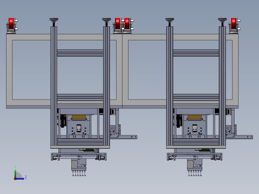 多头电子补胶机sw17可编辑左视缩略图