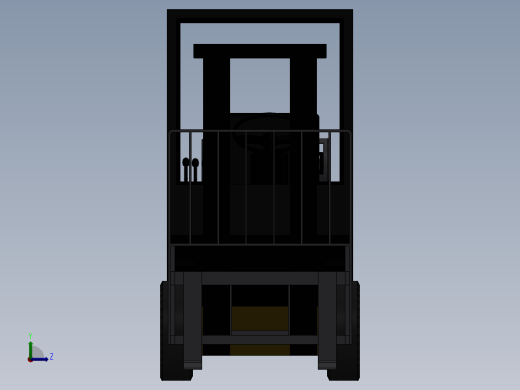 叉车模型左视缩略图