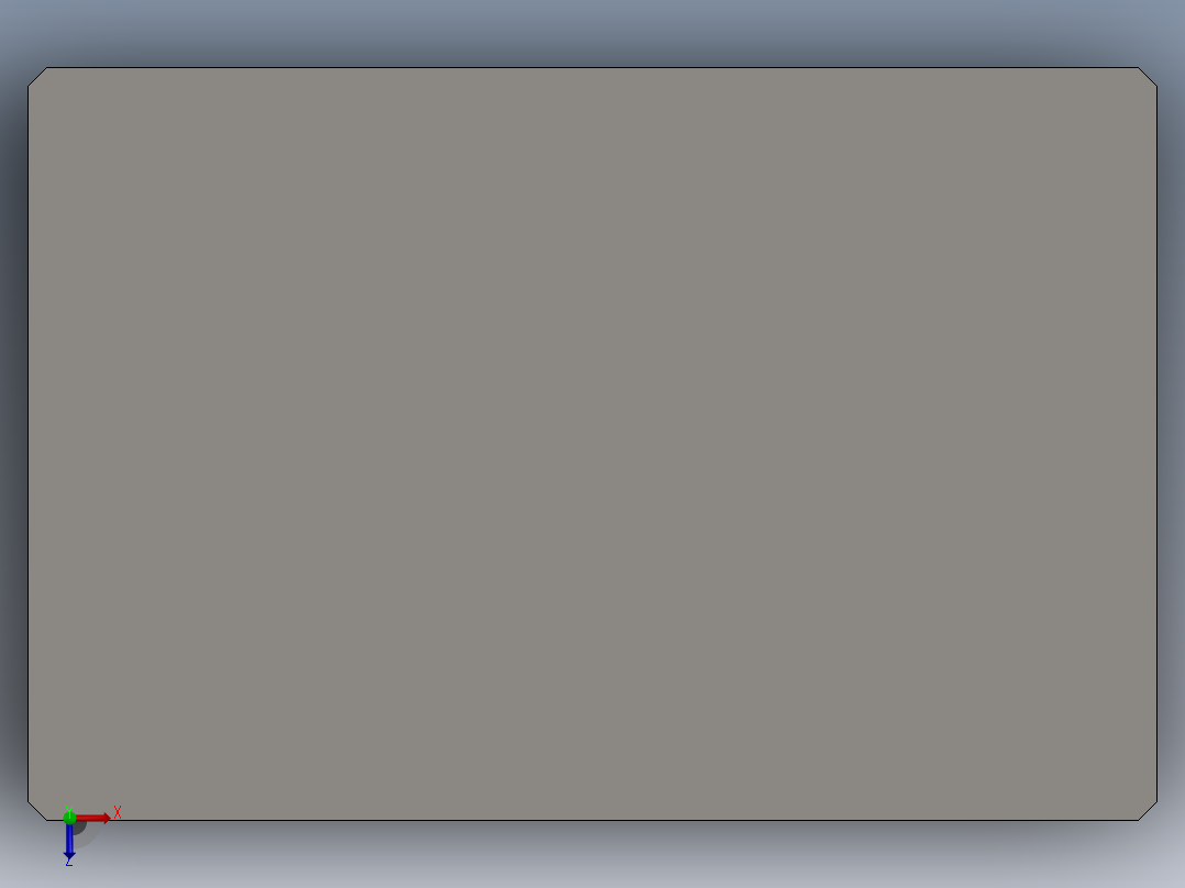 土豆切片机俯视图