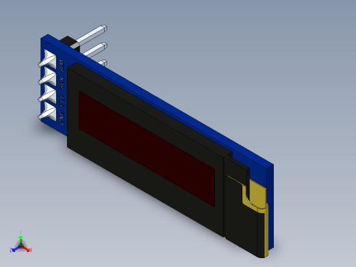 0.91英寸OLED显示模块