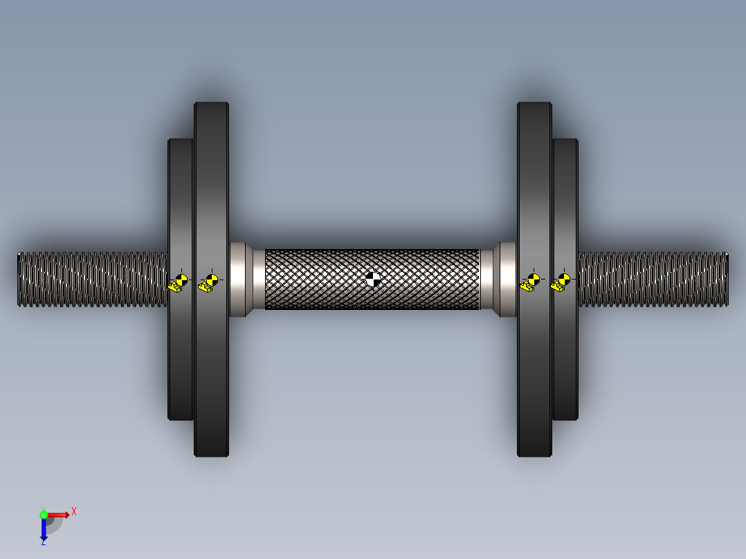 健身器材(2)俯视图