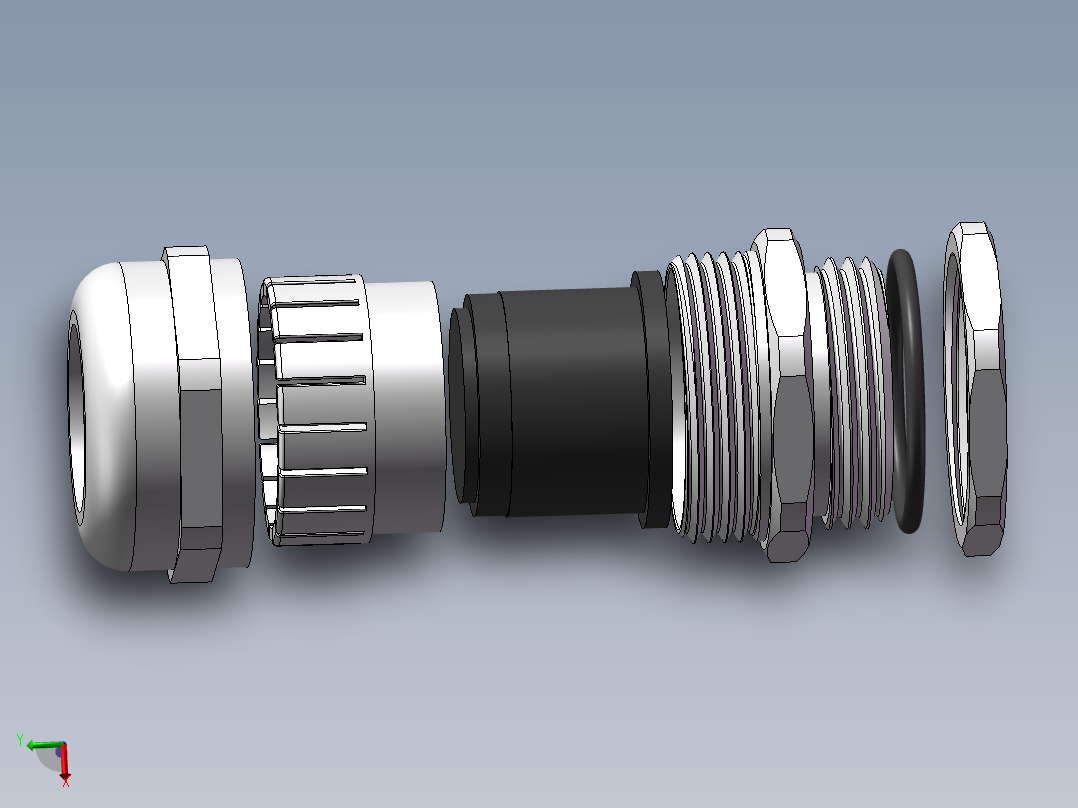 6分304不锈钢防爆格兰头 电缆夹紧密封接头