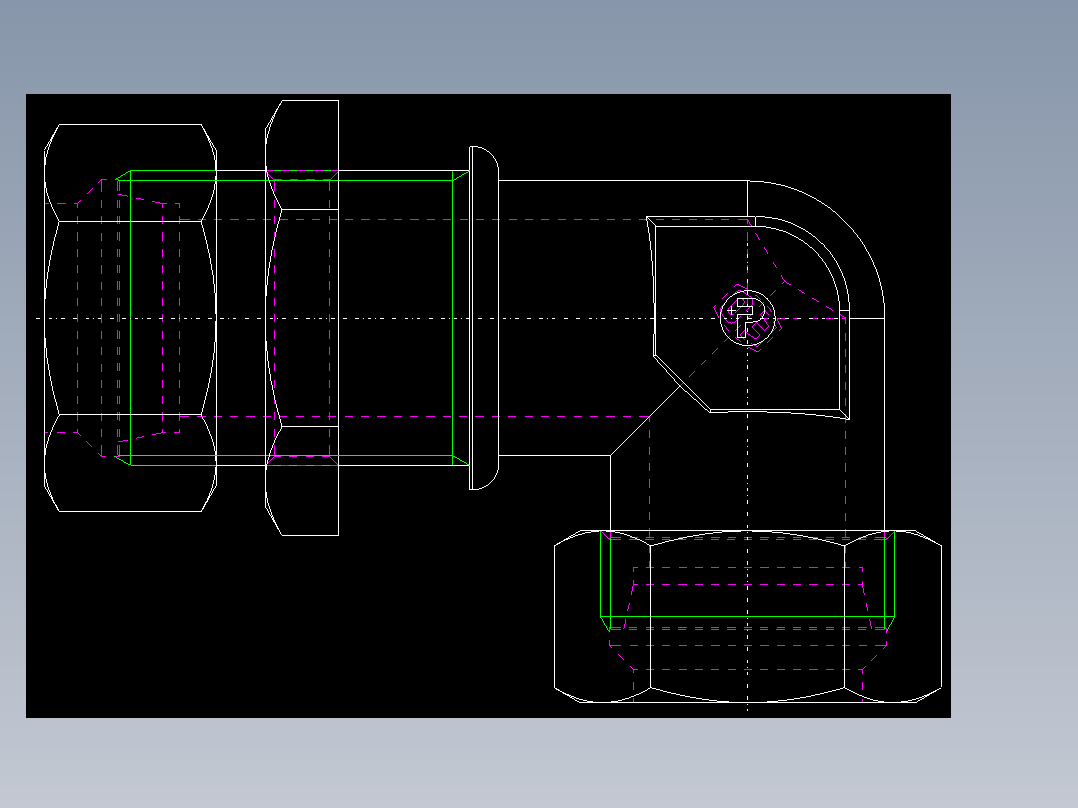 PARKER管接头EO Bulkhead elbow WSV28LMS(16)_back
