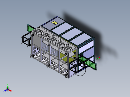 手机自动点胶固化设备正等轴测缩略图