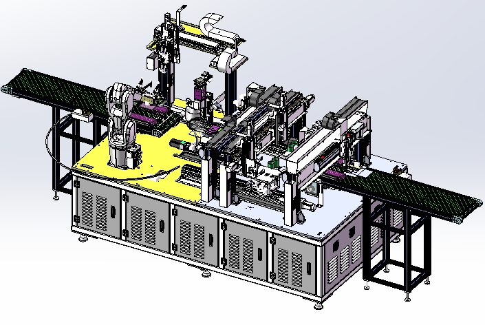 手机自动点胶固化设备