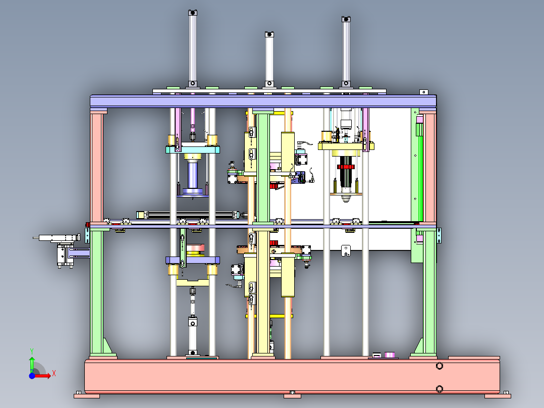 自动组装机（定子线圈整形机、轴套组装机）前视图