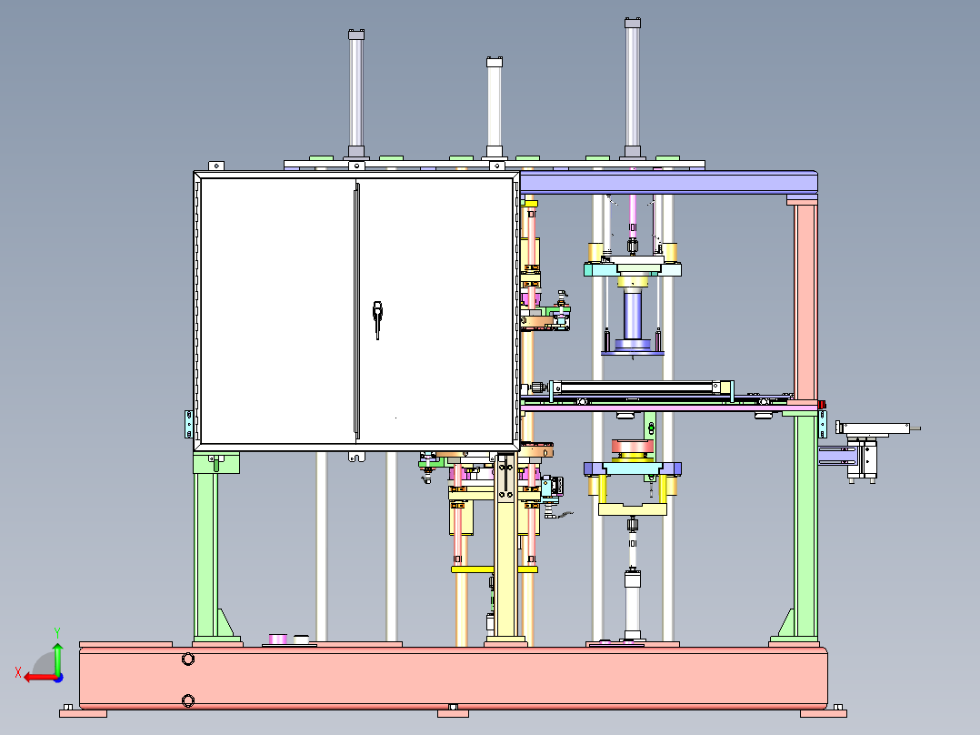 自动组装机（定子线圈整形机、轴套组装机）后视图