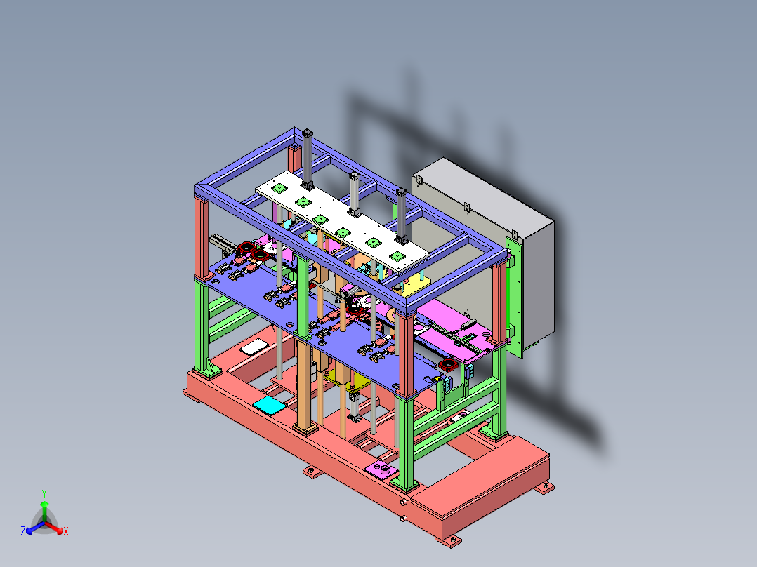 自动组装机（定子线圈整形机、轴套组装机）正等轴测图
