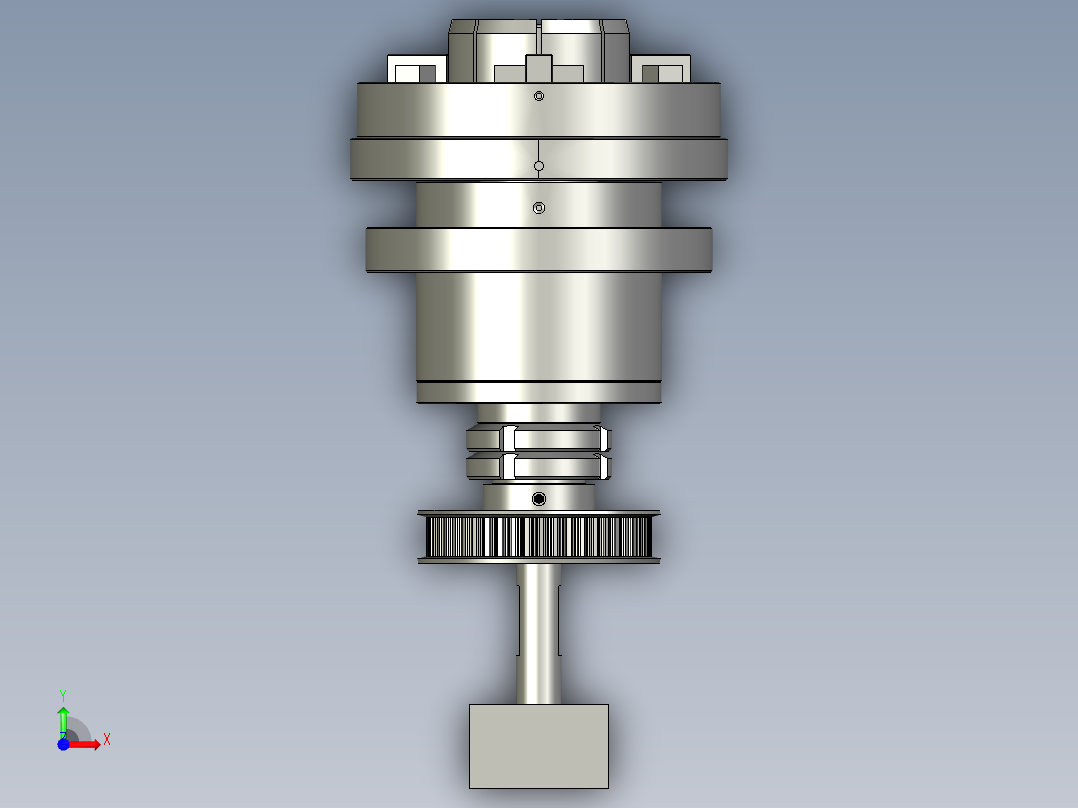 020200旋转组件-ZJYT001-ts前视图