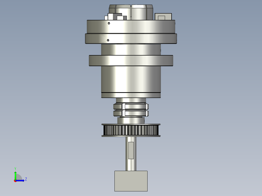 020200旋转组件-ZJYT001-ts左视图