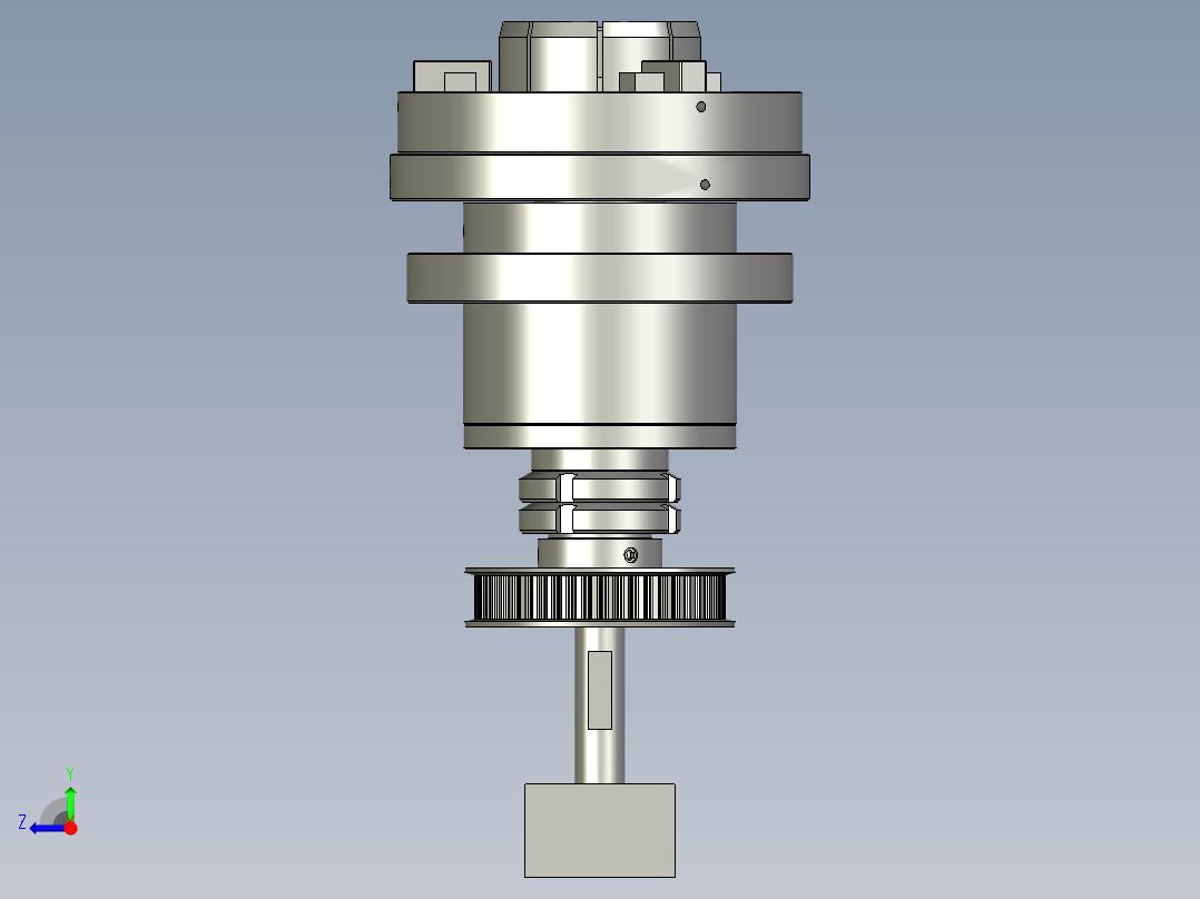 020200旋转组件-ZJYT001-ts右视图