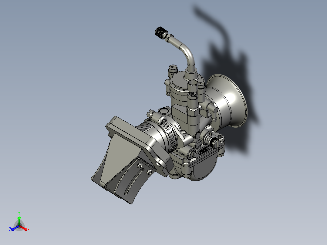 黑色赛车化油器-dtk