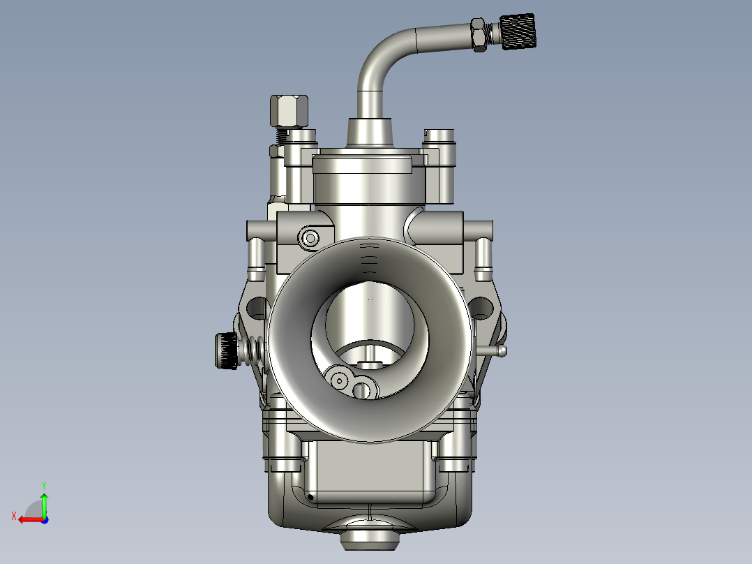 黑色赛车化油器-dtk后视图
