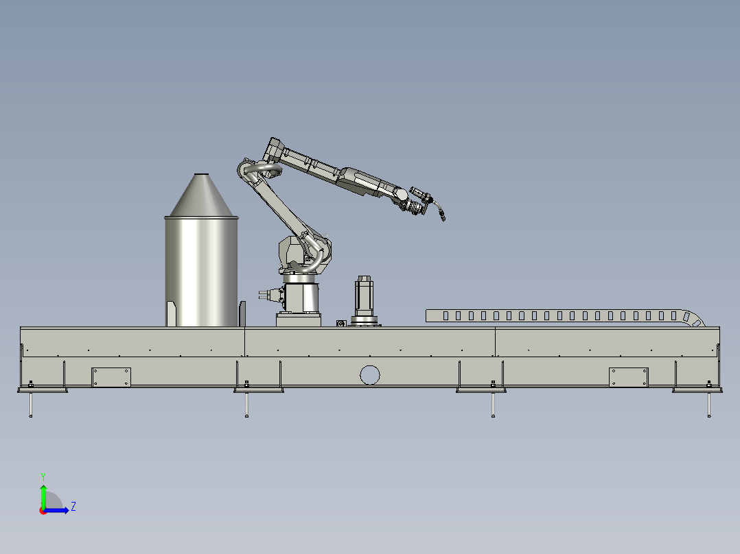 剪叉焊接机器人行走装置K1v20v4051左视图