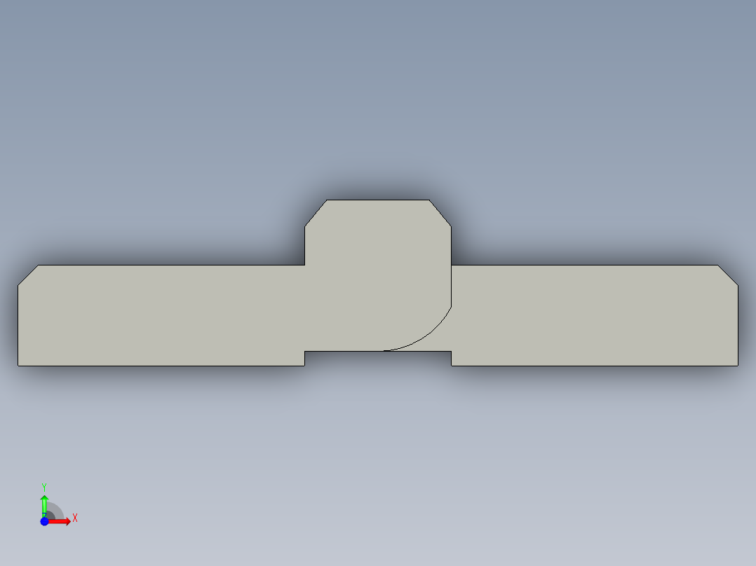 不锈钢合页重载型锥孔型B系列PDSHB-50前视图