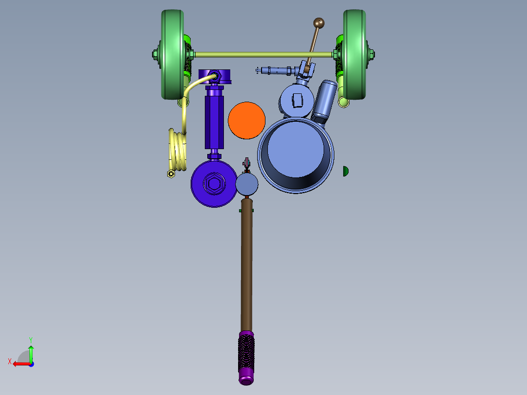 高原型航空液压油泵车后视图