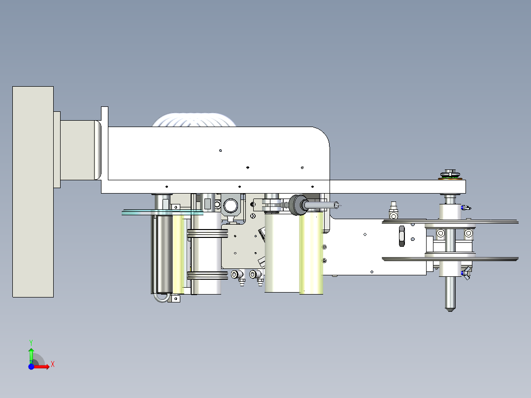 BKY-TB20贴标模组模型前视图