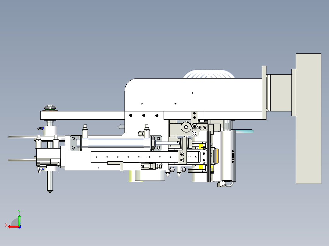 BKY-TB20贴标模组模型后视图