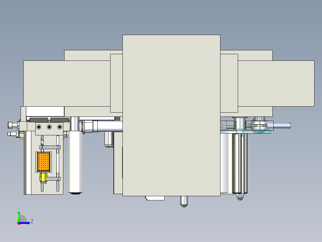 BKY-TB20贴标模组模型左视图