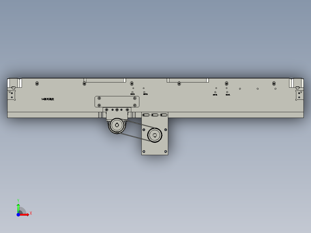 14AC-撕胶流水线前视图