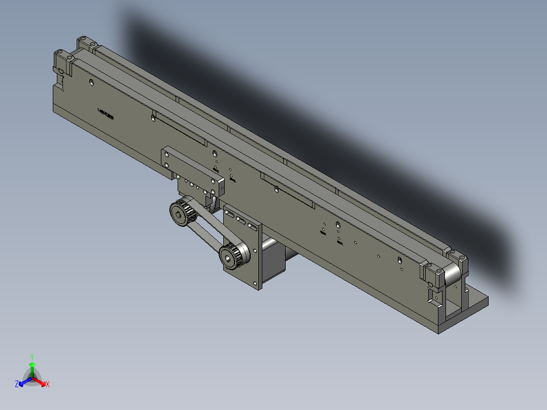 14AC-撕胶流水线正等轴测图