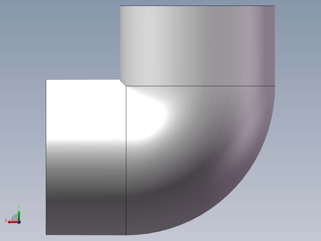 90_ELBOW_DN40_PN10_U-PVC后视图