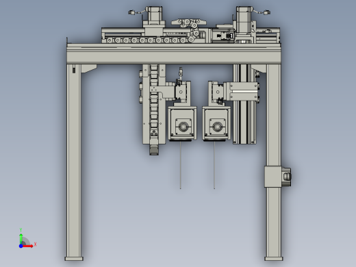 镭雕龙门机构前视缩略图