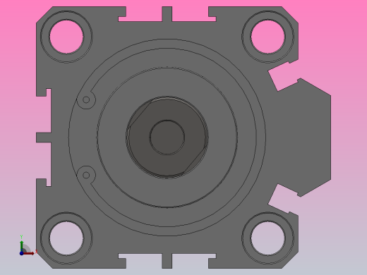 SDA超薄气缸系列SDA 40×15前视缩略图