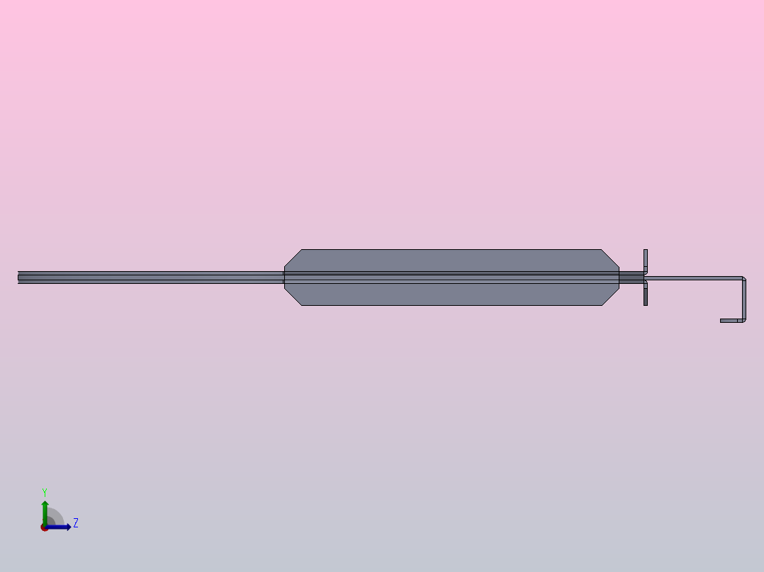 滑动的克拉左视图
