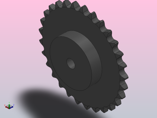 直孔链轮20B型_29-20B-1