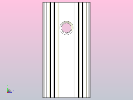 黑色散热器尺寸25 x 12 6 x 6 5 mm孔18 3mm螺钉固定ipt左视缩略图