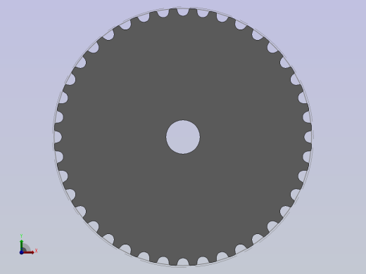 可调节的GT皮带模型前视缩略图