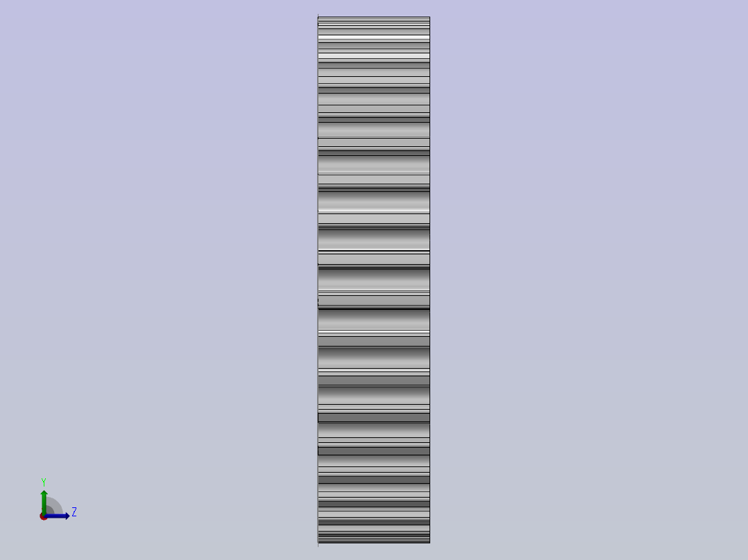 可调节的GT皮带模型左视图