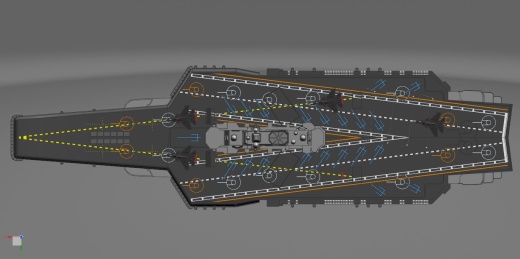双跑道辽宁号航空母舰缩略图