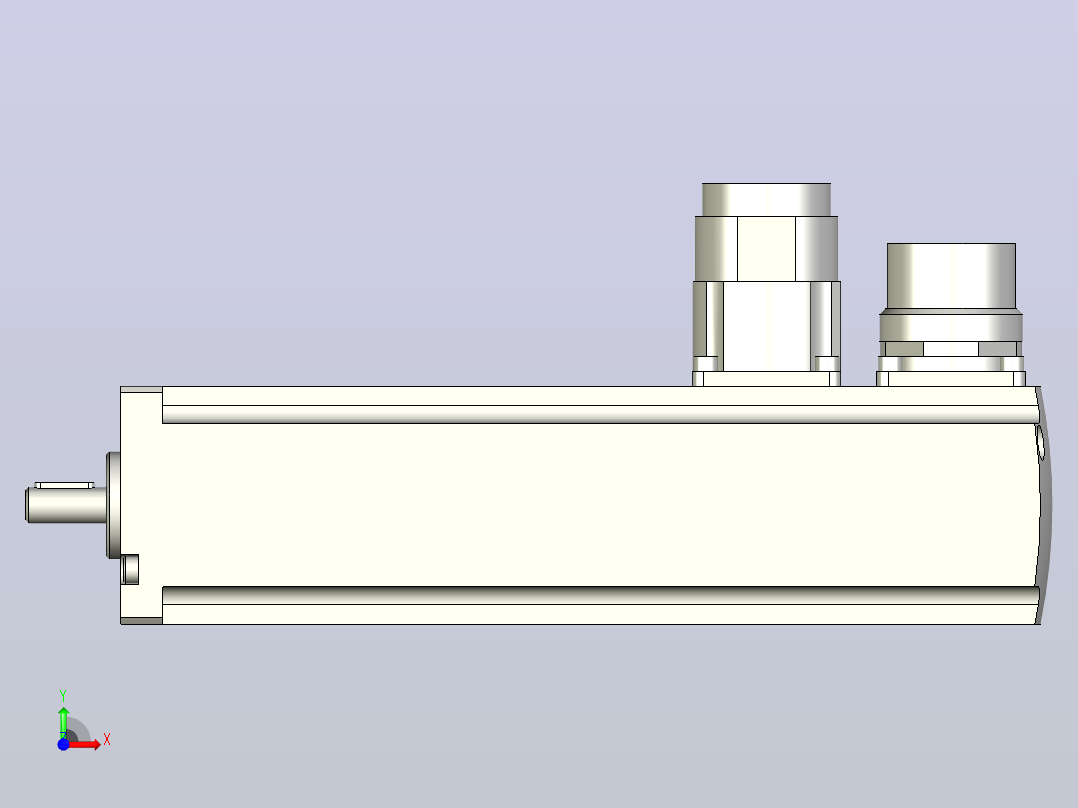 FESTO伺服马达EMMS-AS-40-MK-LS-SRB前视图