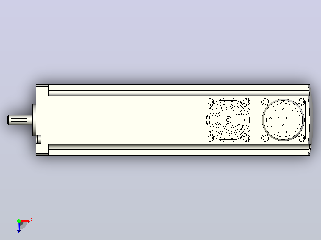 FESTO伺服马达EMMS-AS-40-MK-LS-SRB俯视图