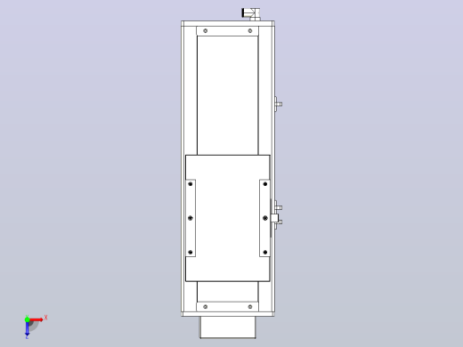 无尘螺杆滑台KCH17-BM（750W）KCH17-200-BM-750W-C4俯视缩略图