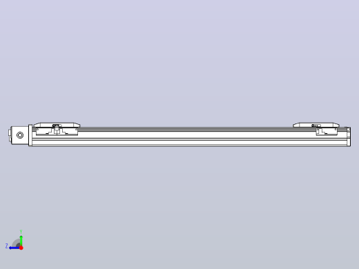 皮带直线轴双滑块型TPA-GCBS-50-P42-L250-DR-M10-N3右视缩略图