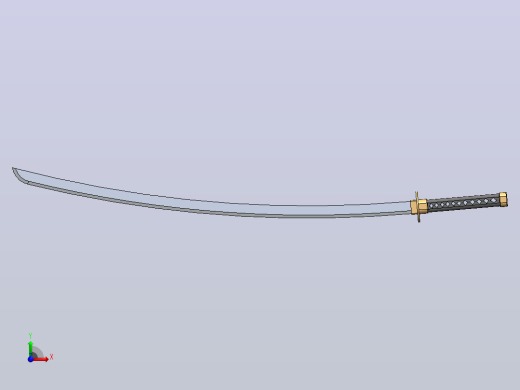 武士刀前视缩略图