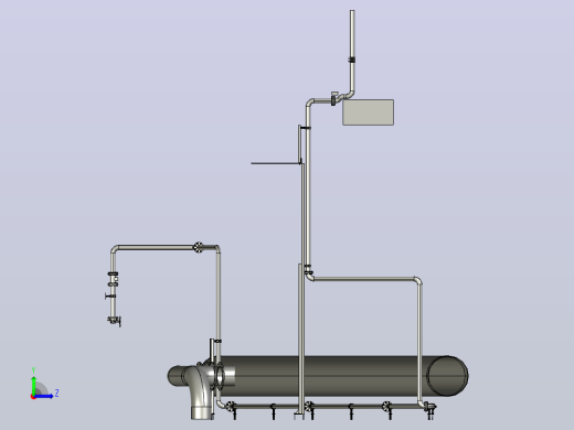 管道 DN80 inox con agua左视缩略图