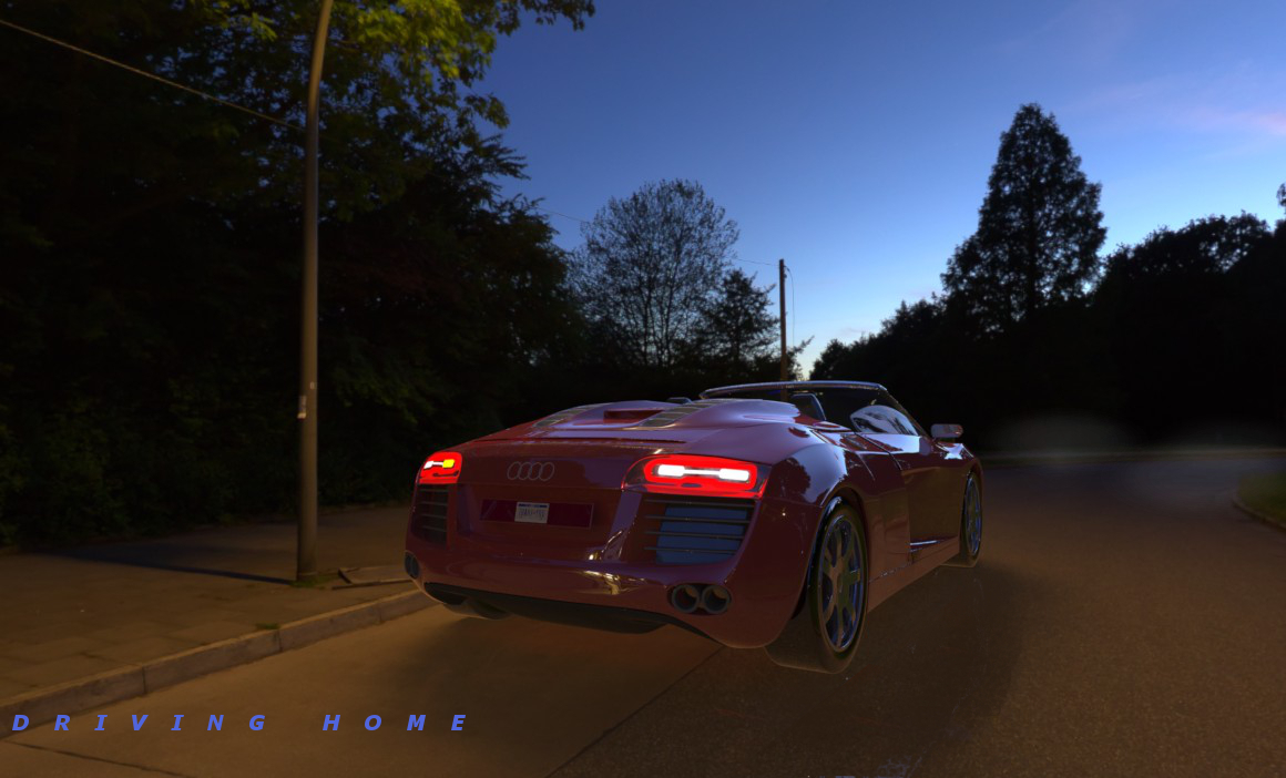 奥迪R8模型