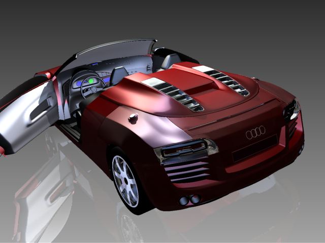 奥迪R8模型