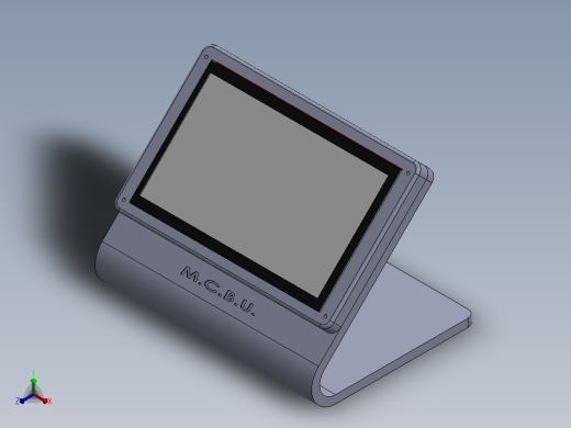 Nextion 10.1 英寸保护壳正等轴测缩略图