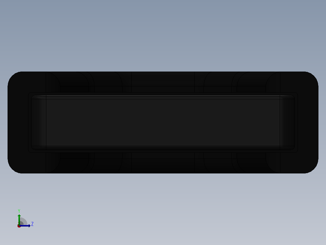 yubikey c nfc钥匙扣支架左视图