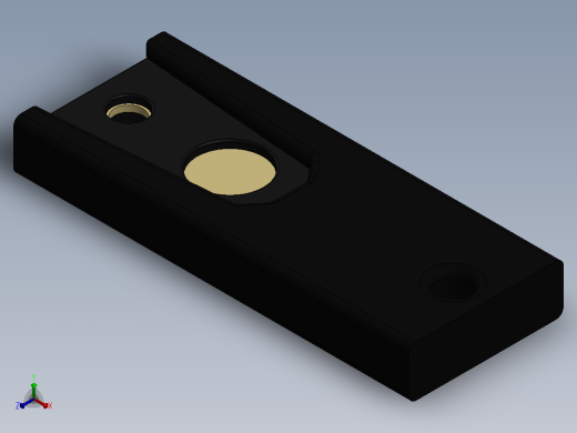 yubikey c nfc钥匙扣支架正等轴测缩略图